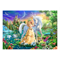 Jigsaw Puzzle - Princess & Unicorn 100 Piece